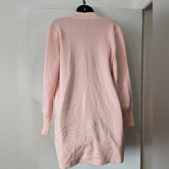 Cyrus Blush Pink Open Style Cardigan - Picture 2 of 4